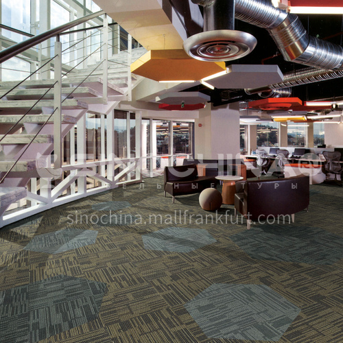 50*50cm PP+PVC Office Carpet 13C0